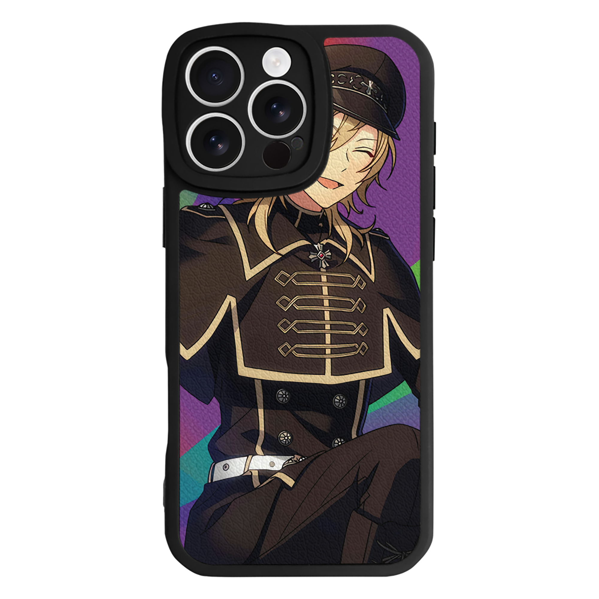 （画像用） あんさんぶるスターズ! Ensemble Stars 【iPhone 16シリーズ対応】シリコンスマホケース（レザー調） 材質：シリコン
